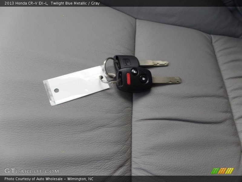 Twilight Blue Metallic / Gray 2013 Honda CR-V EX-L