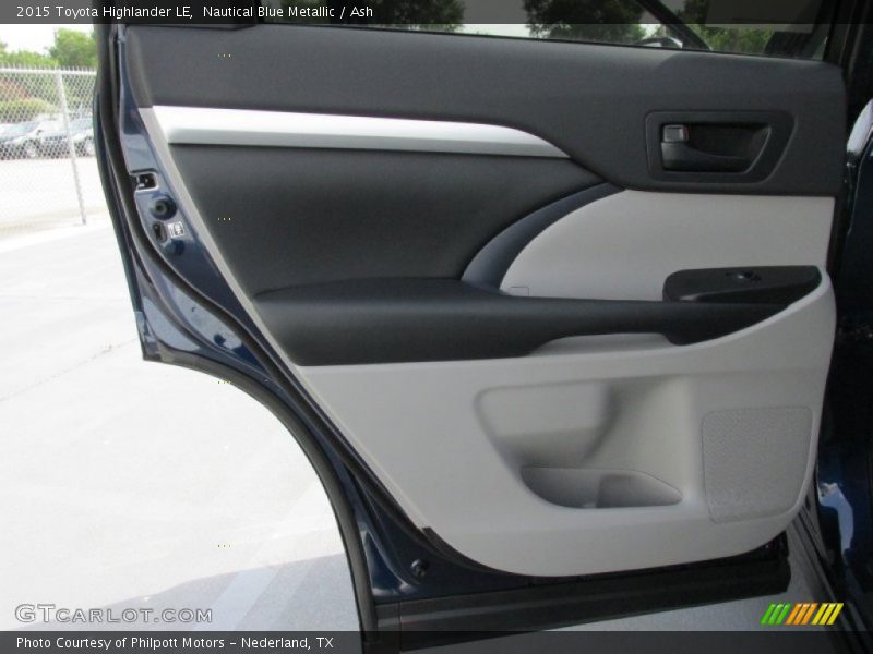 Nautical Blue Metallic / Ash 2015 Toyota Highlander LE