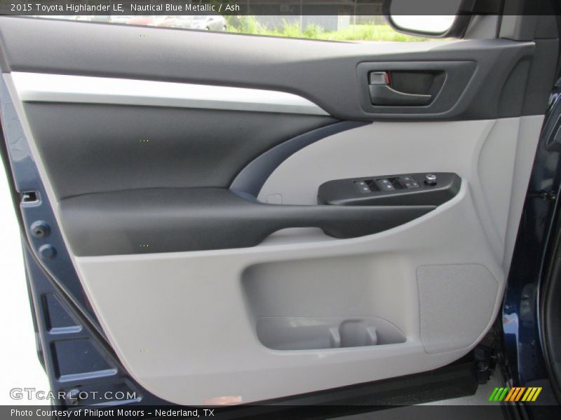 Nautical Blue Metallic / Ash 2015 Toyota Highlander LE