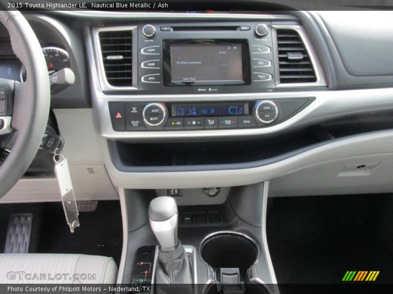 Nautical Blue Metallic / Ash 2015 Toyota Highlander LE