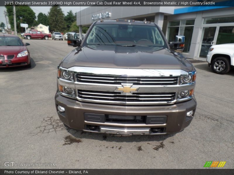 Brownstone Metallic / High Country Saddle 2015 Chevrolet Silverado 3500HD High Country Crew Cab Dual Rear Wheel 4x4