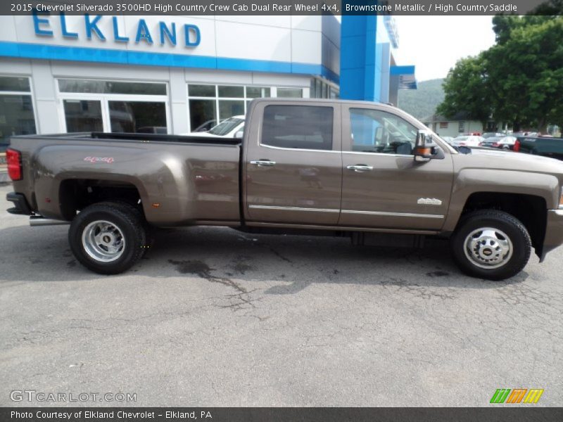 Brownstone Metallic / High Country Saddle 2015 Chevrolet Silverado 3500HD High Country Crew Cab Dual Rear Wheel 4x4