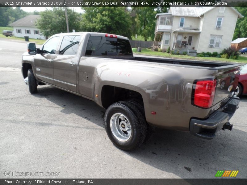 Brownstone Metallic / High Country Saddle 2015 Chevrolet Silverado 3500HD High Country Crew Cab Dual Rear Wheel 4x4