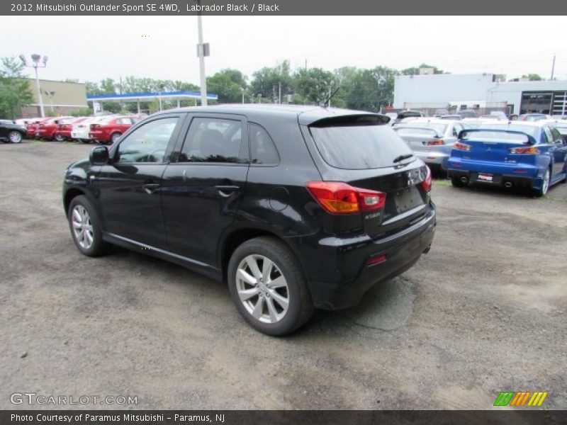 Labrador Black / Black 2012 Mitsubishi Outlander Sport SE 4WD