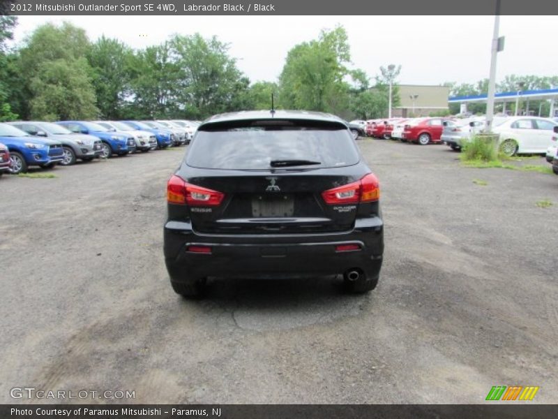 Labrador Black / Black 2012 Mitsubishi Outlander Sport SE 4WD