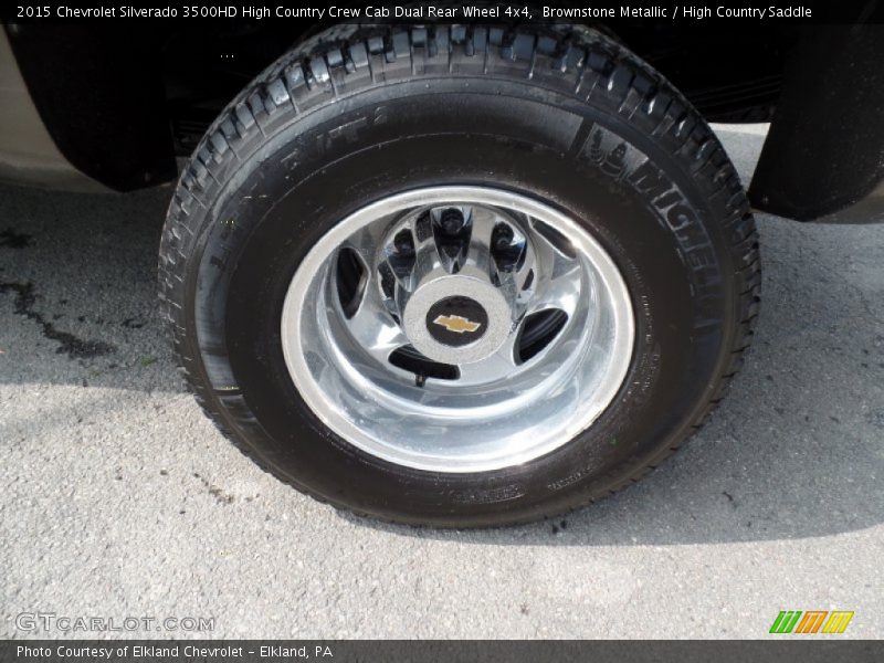 Brownstone Metallic / High Country Saddle 2015 Chevrolet Silverado 3500HD High Country Crew Cab Dual Rear Wheel 4x4