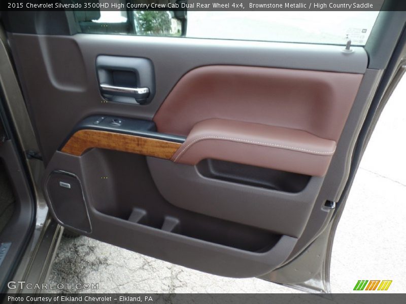 Brownstone Metallic / High Country Saddle 2015 Chevrolet Silverado 3500HD High Country Crew Cab Dual Rear Wheel 4x4