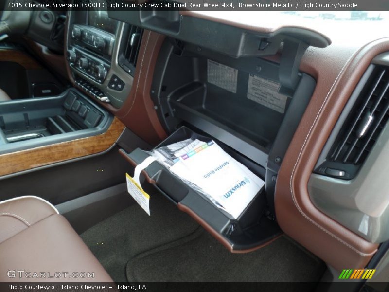 Brownstone Metallic / High Country Saddle 2015 Chevrolet Silverado 3500HD High Country Crew Cab Dual Rear Wheel 4x4