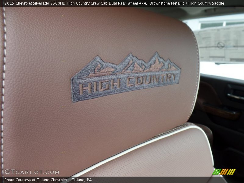 Brownstone Metallic / High Country Saddle 2015 Chevrolet Silverado 3500HD High Country Crew Cab Dual Rear Wheel 4x4