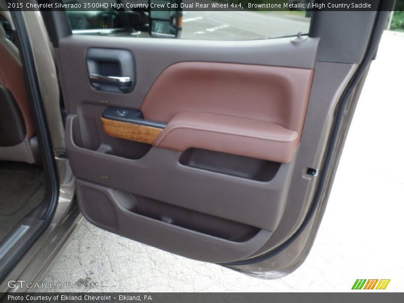 Brownstone Metallic / High Country Saddle 2015 Chevrolet Silverado 3500HD High Country Crew Cab Dual Rear Wheel 4x4
