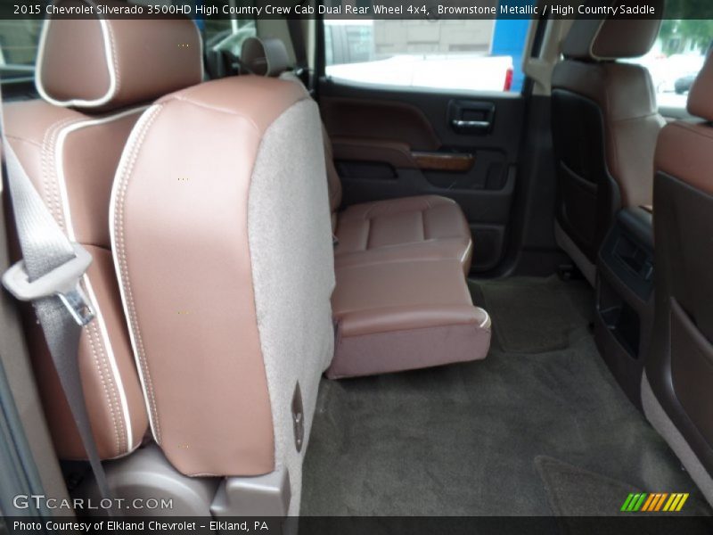 Brownstone Metallic / High Country Saddle 2015 Chevrolet Silverado 3500HD High Country Crew Cab Dual Rear Wheel 4x4