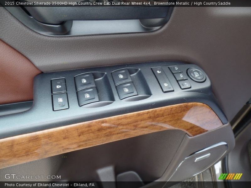 Brownstone Metallic / High Country Saddle 2015 Chevrolet Silverado 3500HD High Country Crew Cab Dual Rear Wheel 4x4