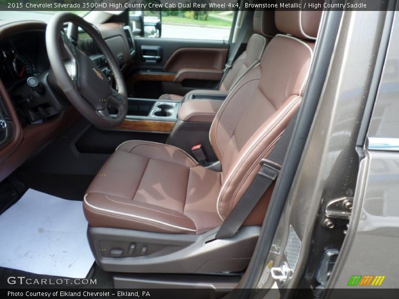 Brownstone Metallic / High Country Saddle 2015 Chevrolet Silverado 3500HD High Country Crew Cab Dual Rear Wheel 4x4