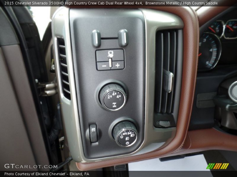 Brownstone Metallic / High Country Saddle 2015 Chevrolet Silverado 3500HD High Country Crew Cab Dual Rear Wheel 4x4
