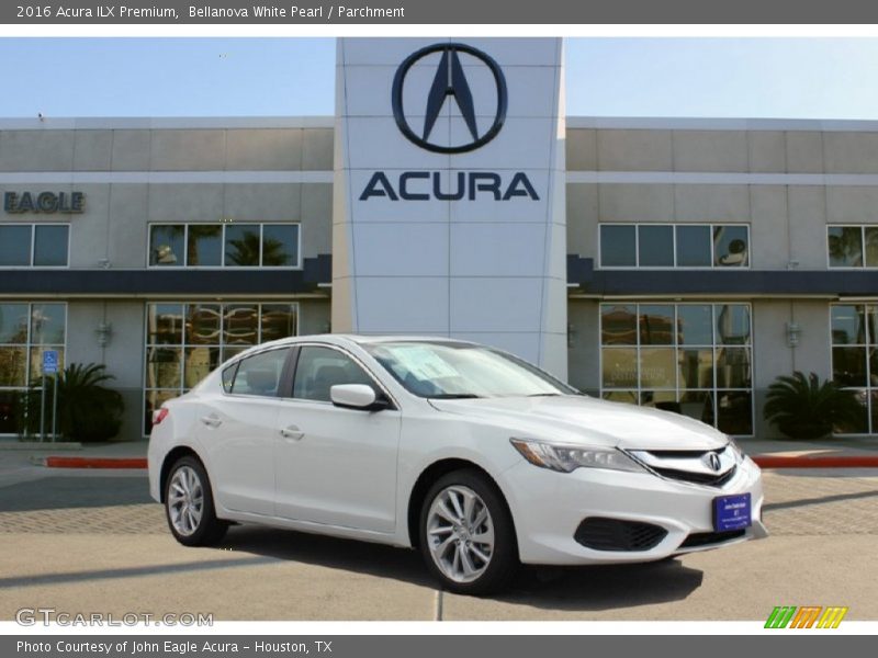 Bellanova White Pearl / Parchment 2016 Acura ILX Premium