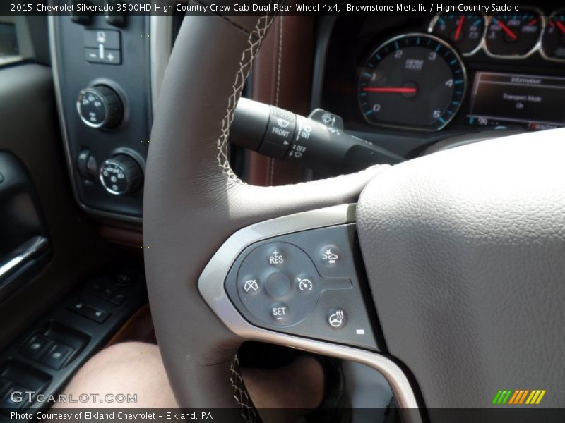Brownstone Metallic / High Country Saddle 2015 Chevrolet Silverado 3500HD High Country Crew Cab Dual Rear Wheel 4x4