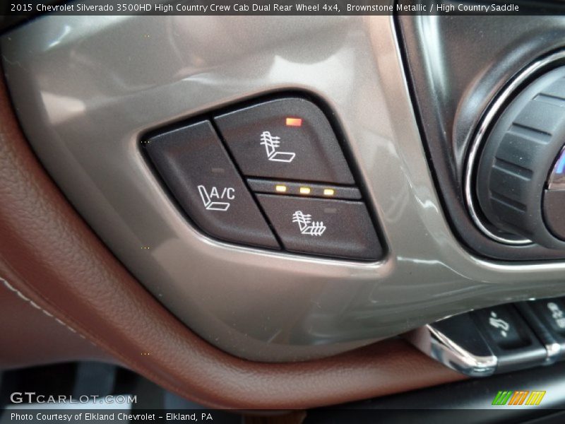 Brownstone Metallic / High Country Saddle 2015 Chevrolet Silverado 3500HD High Country Crew Cab Dual Rear Wheel 4x4