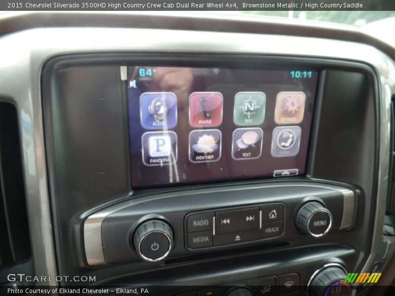 Brownstone Metallic / High Country Saddle 2015 Chevrolet Silverado 3500HD High Country Crew Cab Dual Rear Wheel 4x4