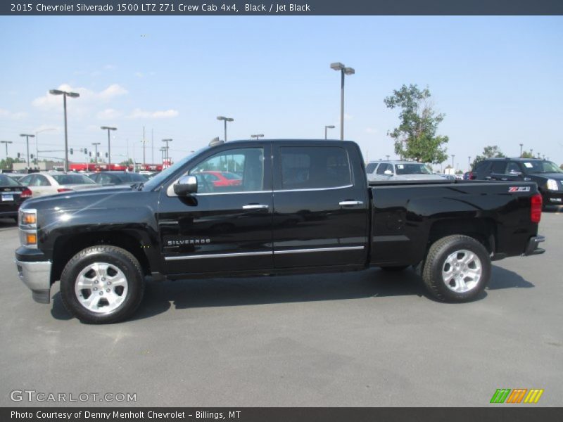 Black / Jet Black 2015 Chevrolet Silverado 1500 LTZ Z71 Crew Cab 4x4