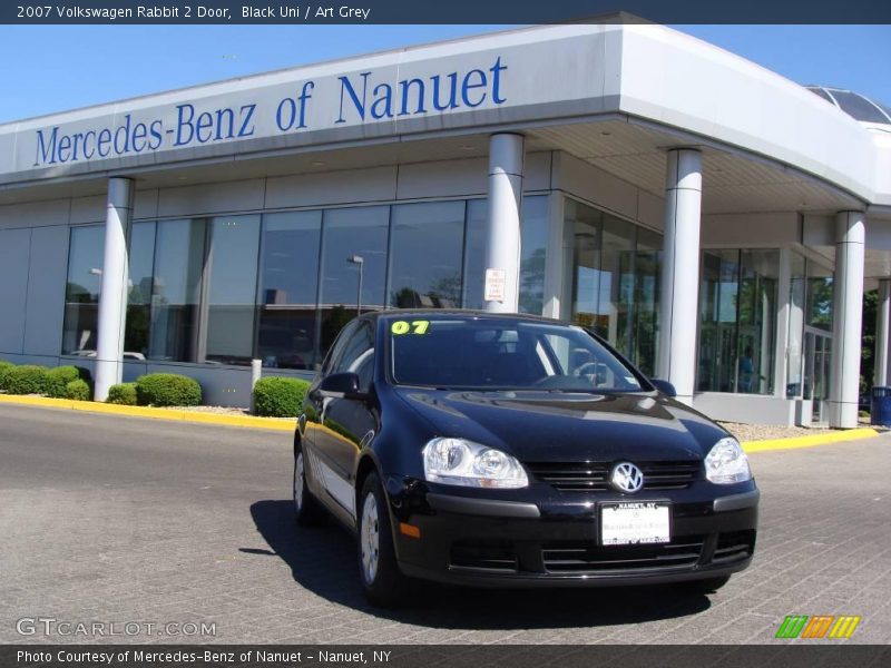Black Uni / Art Grey 2007 Volkswagen Rabbit 2 Door