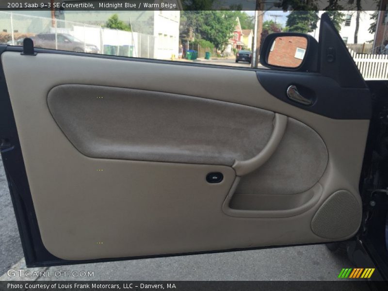 Door Panel of 2001 9-3 SE Convertible