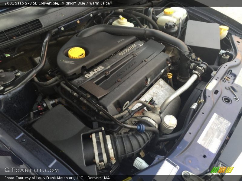  2001 9-3 SE Convertible Engine - 2.0 Liter Turbocharged DOHC 16-Valve 4 Cylinder