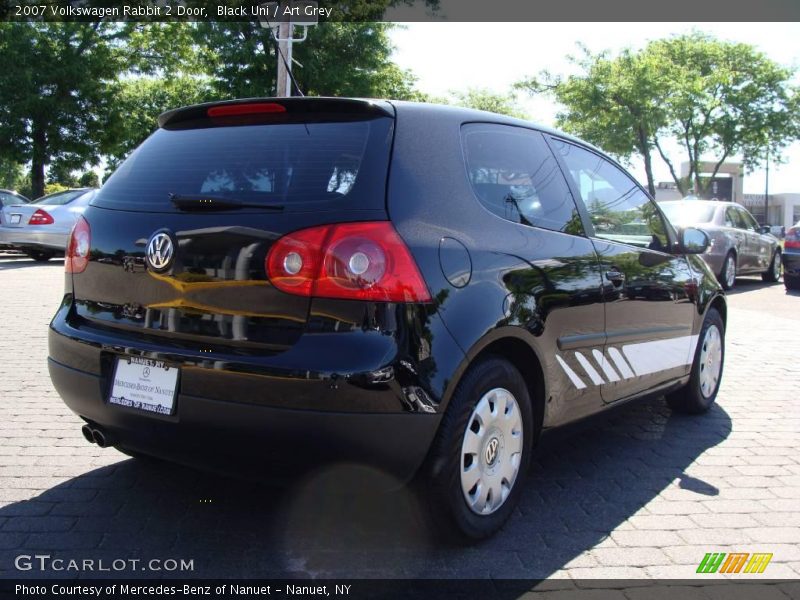Black Uni / Art Grey 2007 Volkswagen Rabbit 2 Door