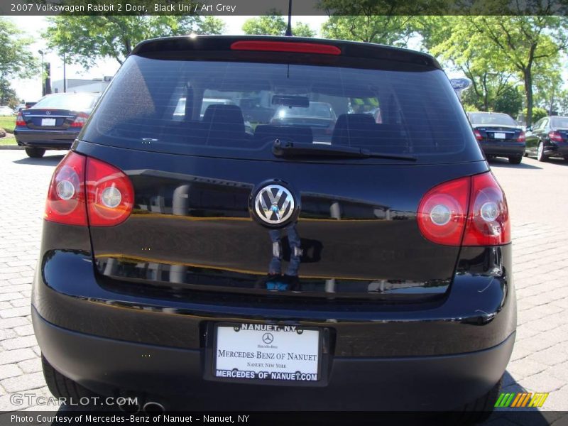 Black Uni / Art Grey 2007 Volkswagen Rabbit 2 Door