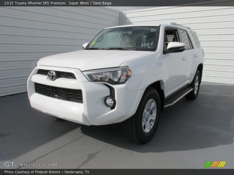 Super White / Sand Beige 2015 Toyota 4Runner SR5 Premium