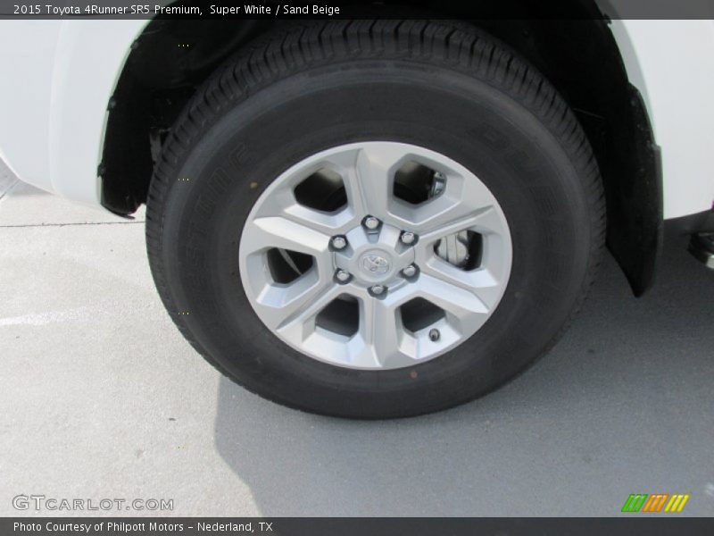 Super White / Sand Beige 2015 Toyota 4Runner SR5 Premium
