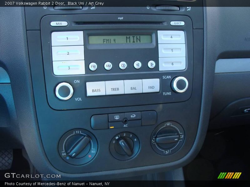 Black Uni / Art Grey 2007 Volkswagen Rabbit 2 Door