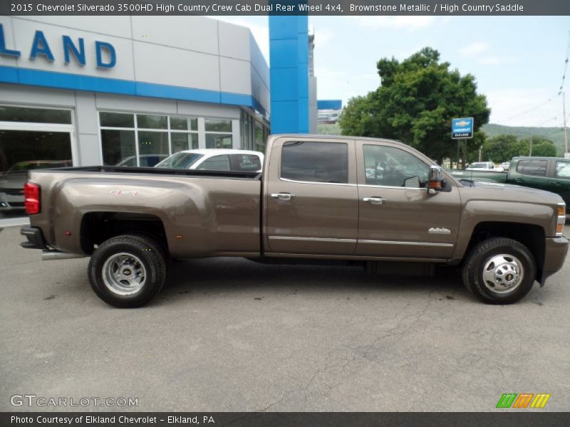 Brownstone Metallic / High Country Saddle 2015 Chevrolet Silverado 3500HD High Country Crew Cab Dual Rear Wheel 4x4