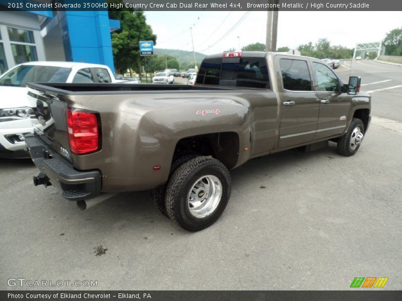 Brownstone Metallic / High Country Saddle 2015 Chevrolet Silverado 3500HD High Country Crew Cab Dual Rear Wheel 4x4