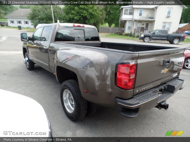 Brownstone Metallic / High Country Saddle 2015 Chevrolet Silverado 3500HD High Country Crew Cab Dual Rear Wheel 4x4