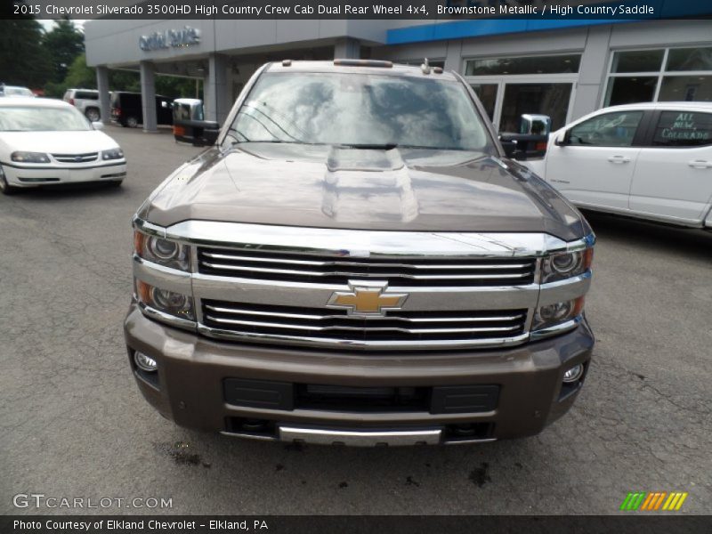 Brownstone Metallic / High Country Saddle 2015 Chevrolet Silverado 3500HD High Country Crew Cab Dual Rear Wheel 4x4