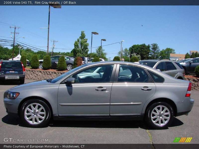 Flint Gray Metallic / Off Black 2006 Volvo S40 T5