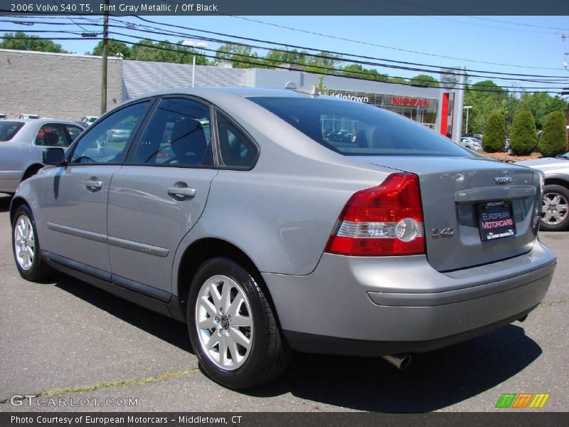 Flint Gray Metallic / Off Black 2006 Volvo S40 T5