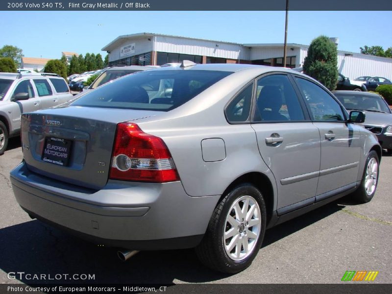 Flint Gray Metallic / Off Black 2006 Volvo S40 T5
