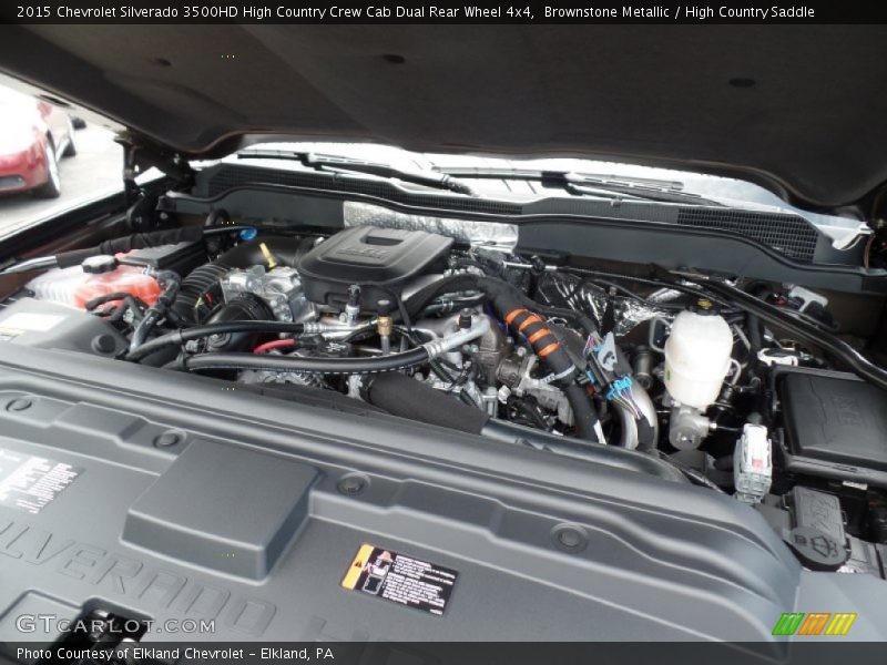 Brownstone Metallic / High Country Saddle 2015 Chevrolet Silverado 3500HD High Country Crew Cab Dual Rear Wheel 4x4