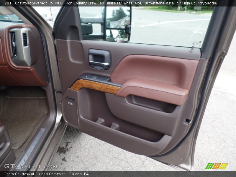 Brownstone Metallic / High Country Saddle 2015 Chevrolet Silverado 3500HD High Country Crew Cab Dual Rear Wheel 4x4