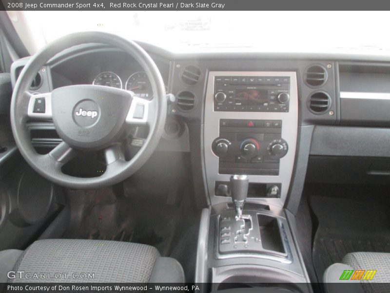 Red Rock Crystal Pearl / Dark Slate Gray 2008 Jeep Commander Sport 4x4