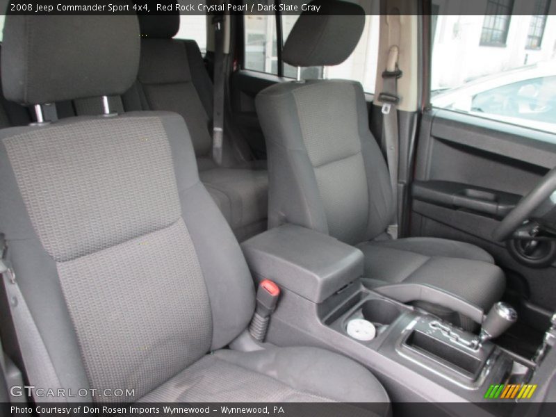Red Rock Crystal Pearl / Dark Slate Gray 2008 Jeep Commander Sport 4x4