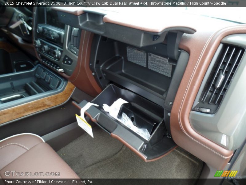 Brownstone Metallic / High Country Saddle 2015 Chevrolet Silverado 3500HD High Country Crew Cab Dual Rear Wheel 4x4