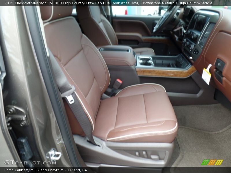 Brownstone Metallic / High Country Saddle 2015 Chevrolet Silverado 3500HD High Country Crew Cab Dual Rear Wheel 4x4