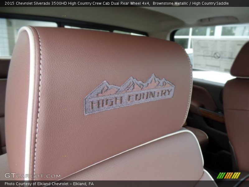 Brownstone Metallic / High Country Saddle 2015 Chevrolet Silverado 3500HD High Country Crew Cab Dual Rear Wheel 4x4