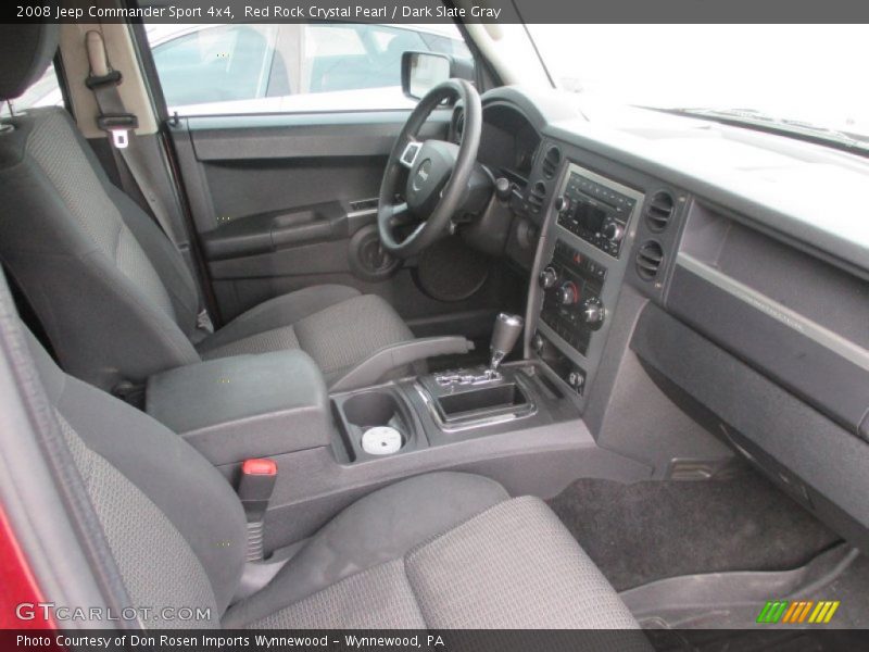 Red Rock Crystal Pearl / Dark Slate Gray 2008 Jeep Commander Sport 4x4