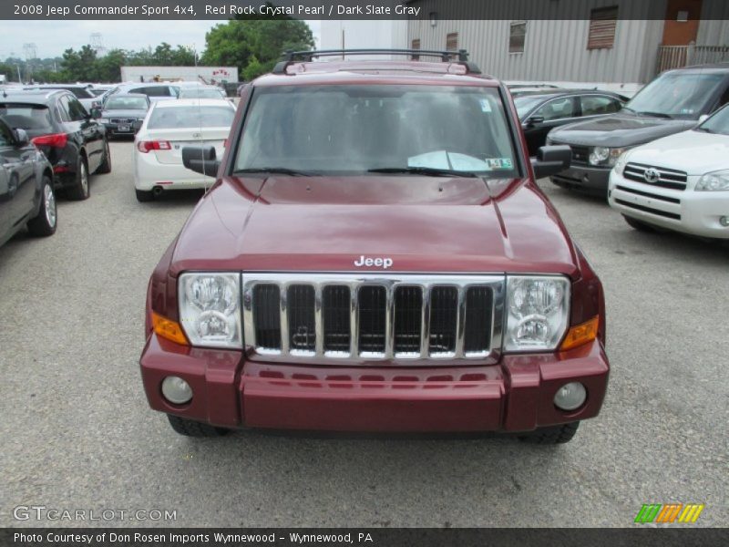 Red Rock Crystal Pearl / Dark Slate Gray 2008 Jeep Commander Sport 4x4