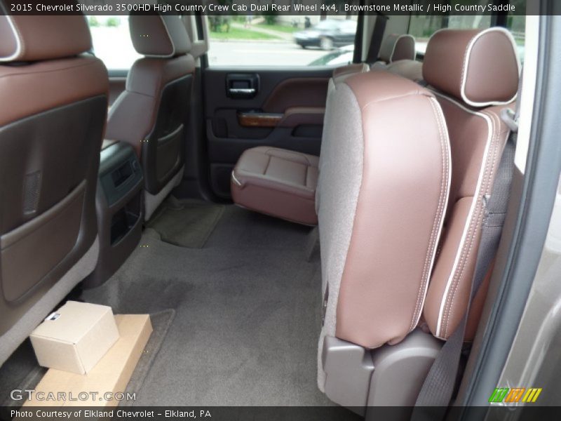 Brownstone Metallic / High Country Saddle 2015 Chevrolet Silverado 3500HD High Country Crew Cab Dual Rear Wheel 4x4