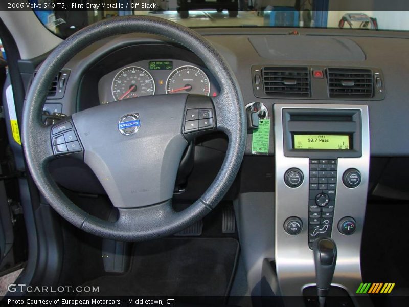 Flint Gray Metallic / Off Black 2006 Volvo S40 T5