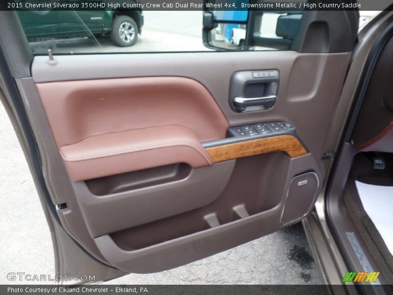 Brownstone Metallic / High Country Saddle 2015 Chevrolet Silverado 3500HD High Country Crew Cab Dual Rear Wheel 4x4